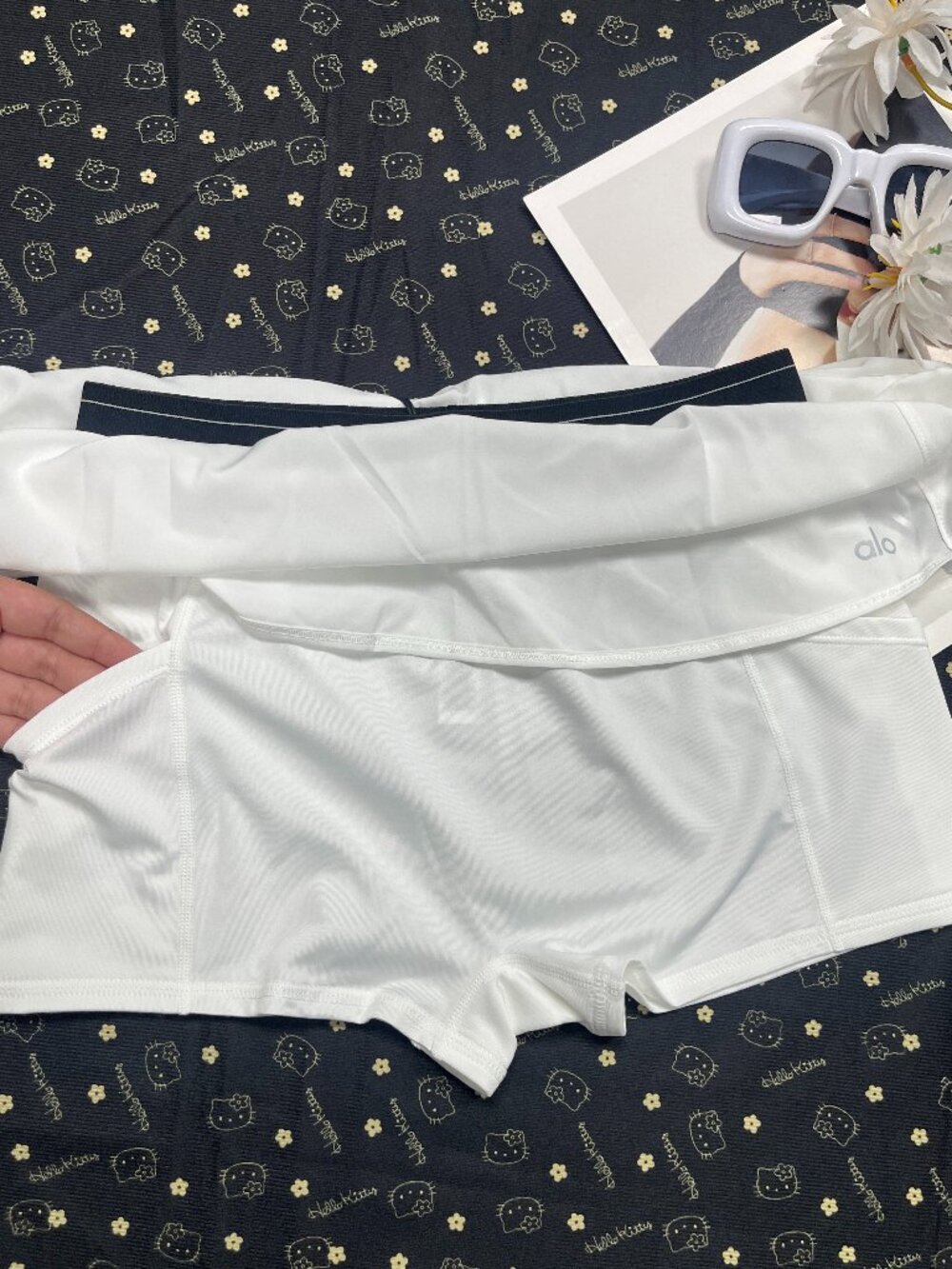 Brand new🤍Tennis Skirt White Alo Yoga Match Point Sporty-girl style💨 - Picture 6 of 8